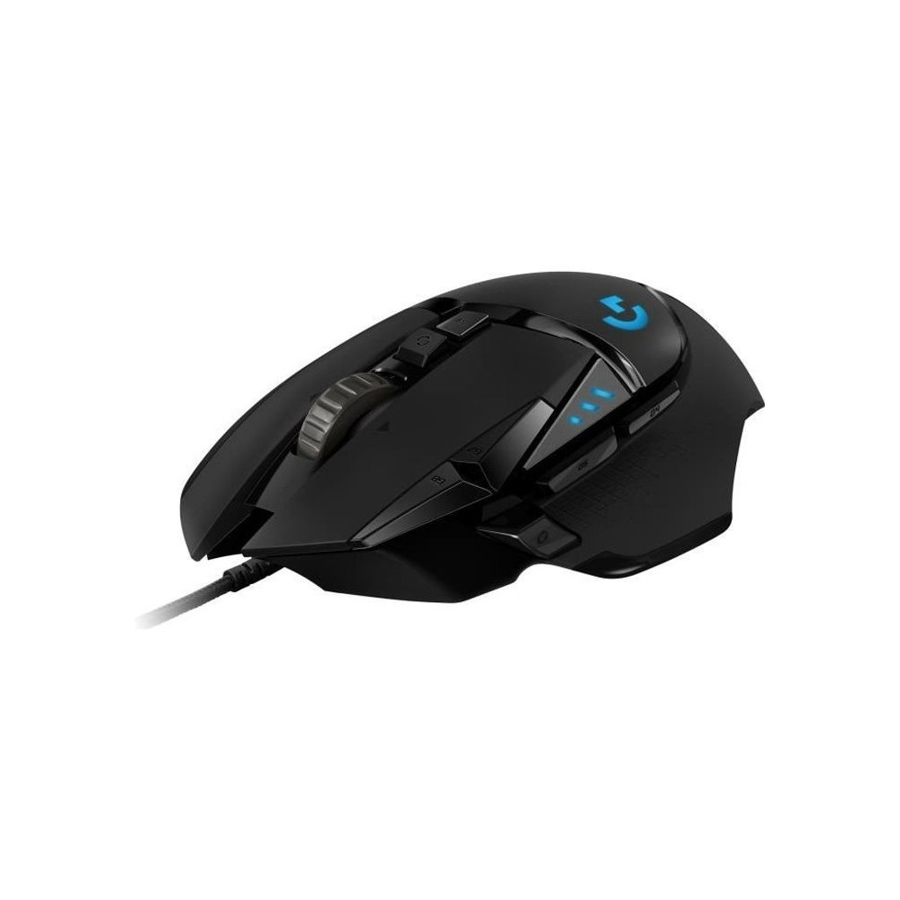 Souris gamer - Filaire - Logitech G - G502 Hero - Noir