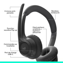 Casque - Sans fil - Logitech - Zone 300 - Noir