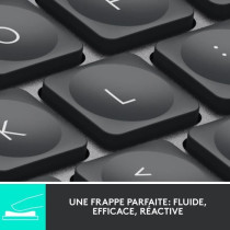 Clavier - Sans Fil - Logitech - MX Keys Mini - rétroéclairé - AZERT