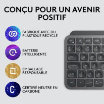 Clavier - Sans Fil - Logitech - MX Keys Mini - rétroéclairé - AZERT