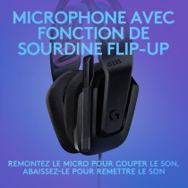 Casque gamer - Filaire - Logitech G - G335 - Léger - Noir