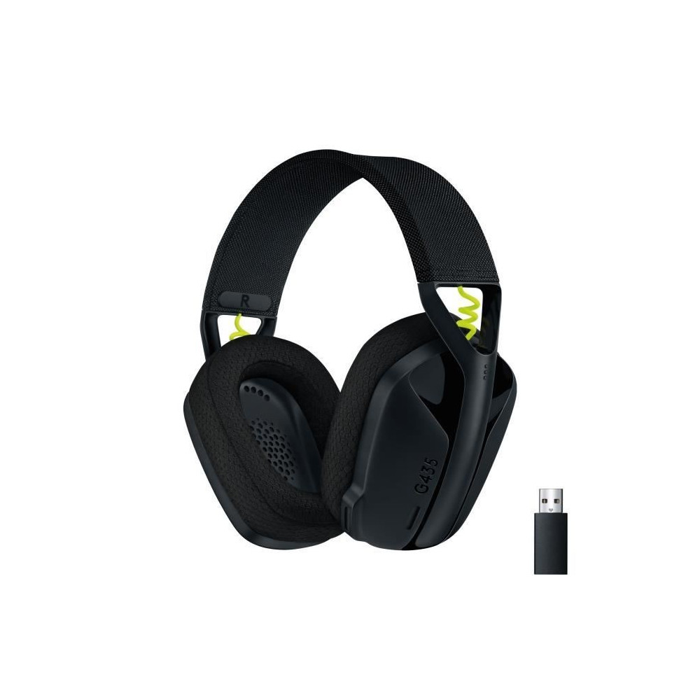 Casque gamer - Sans fil - Logitech G - G435 Lightspeed - Avec micro -