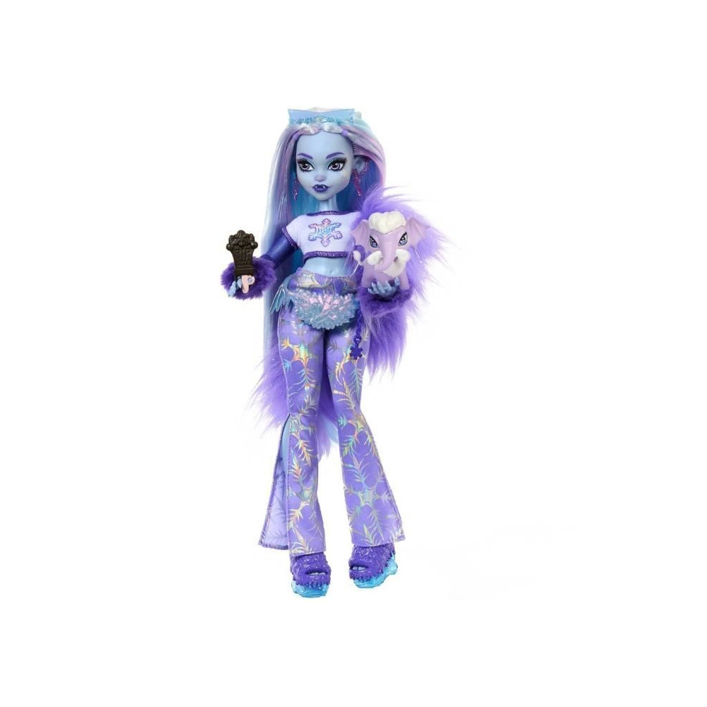 Monster High-Poupée Abbey Bominable-Poupée mode Yéti et accessoires