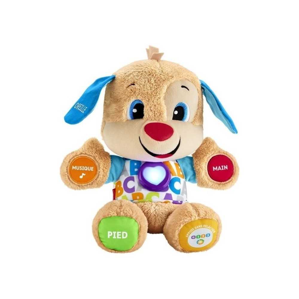 Fisher-Price - Nouveau Puppy Interactif - Peluche interactive - 6 mois