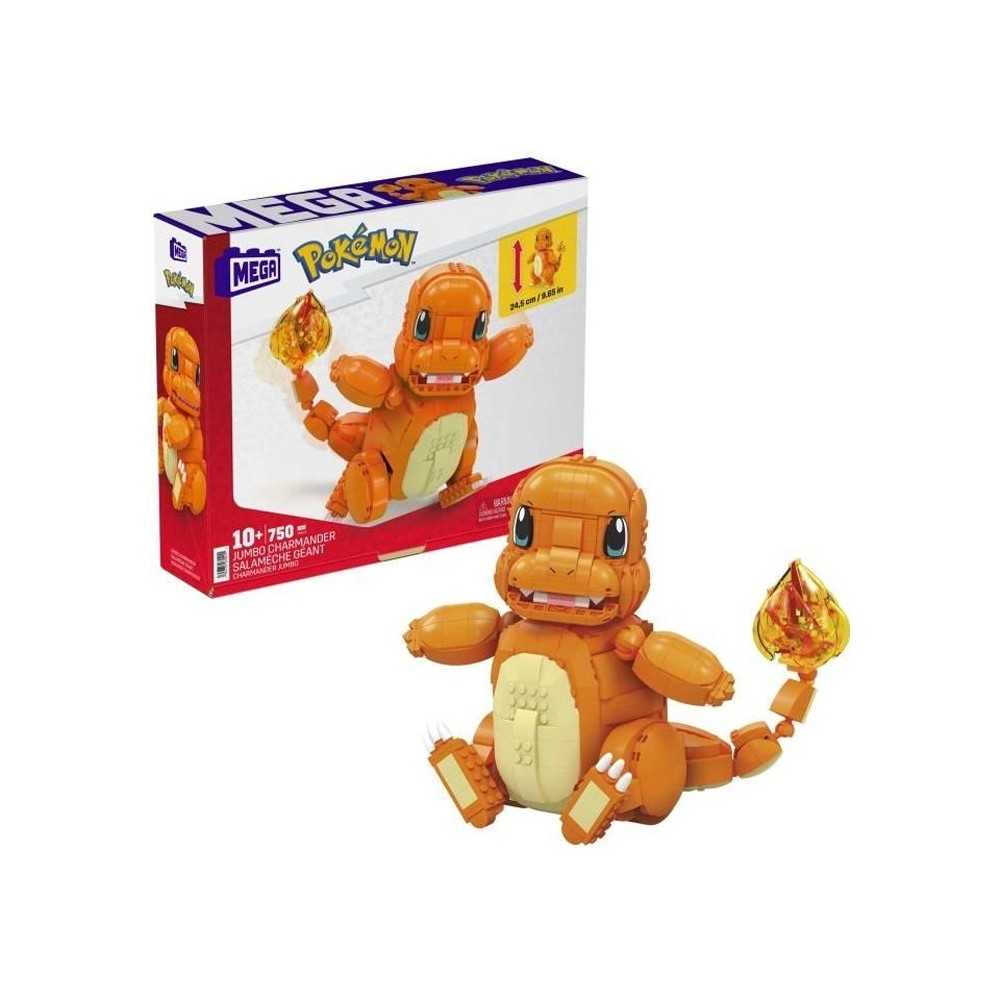 MEGA-Coffret de construction Pokémon Salameche Géant avec 750 piece