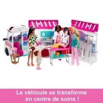 Barbie-Véhicule Médical-Coffret ambulance et clinique et accessoires