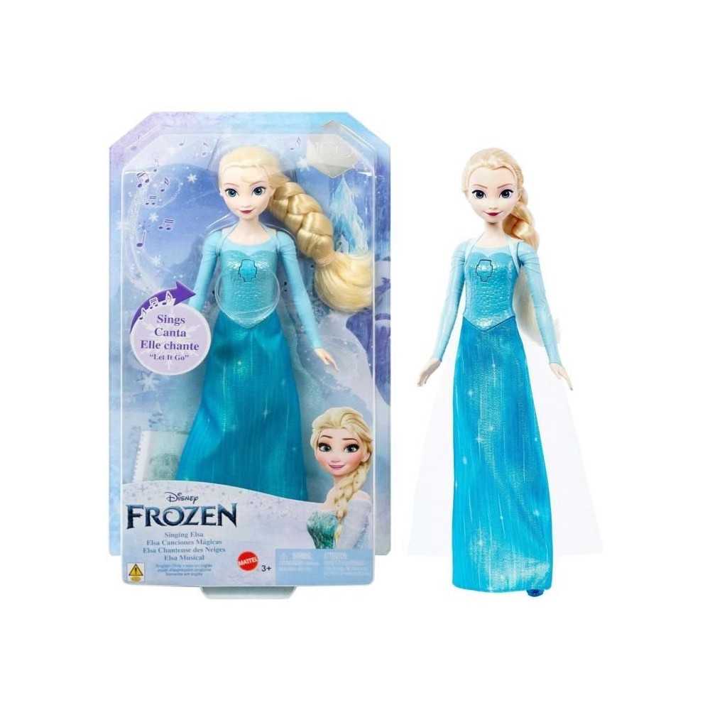 La Reine des Neiges-Elsa-Mattel Poupée Chantante Disney « Libérée