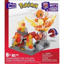 MEGA-Pokémon-Danse Flammes de Salameche-Coffret a construire (81 pcs