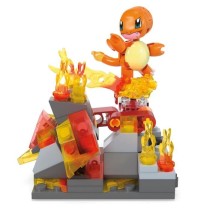 MEGA-Pokémon-Danse Flammes de Salameche-Coffret a construire (81 pcs