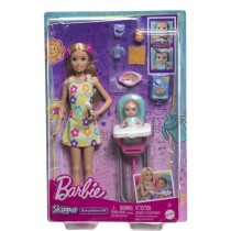 Barbie Skipper Coffret Babysitters Inc, 1 poupée, 1 bébé, accesso