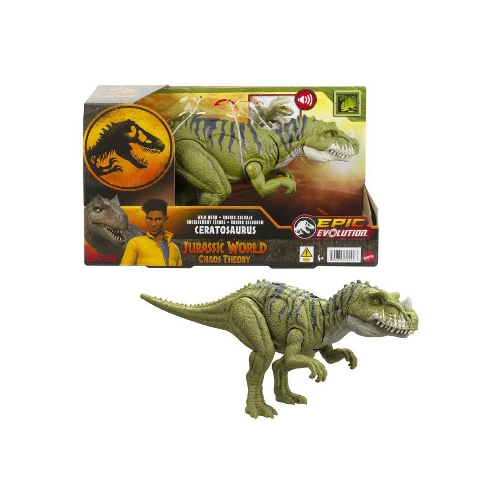 Jurassic World-Ceratosaurus Rugissement Féroce-Figurine articulée HT