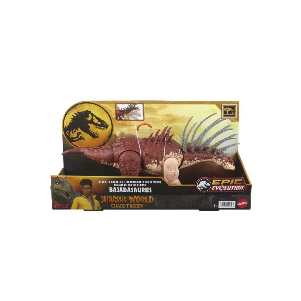 Jurassic World-Bajadasaurus Méga Action-Figurine articulée HTK80