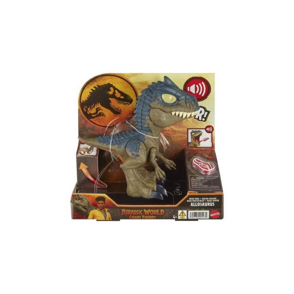 Jurassic World : Chomp-Allosaurus Méga Rugissement-figurine de dinos