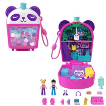 Polly Pocket-Panda Bubble Tea-Coffret avec 2 mini-figurines et panda