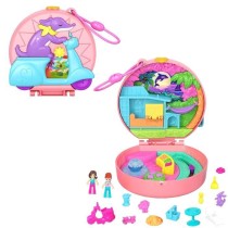 Polly Pocket-Aventure en Mobylette-Coffret 2 mini-figurines et animal