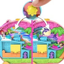 Polly Pocket-Aventure en Mobylette-Coffret 2 mini-figurines et animal