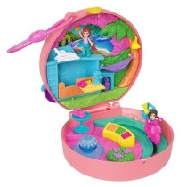 Polly Pocket-Aventure en Mobylette-Coffret 2 mini-figurines et animal