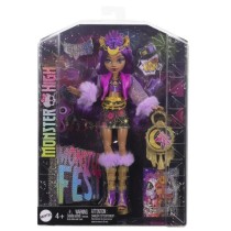 Monster High-Poupée Clawdeen Wolf avec tenue pour le Monster Fest HXH