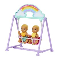 Barbie-La Chambre des Jumeaux-Coffret Skipper, bébés et accessoires