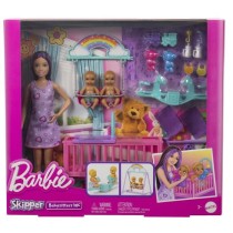 Barbie-La Chambre des Jumeaux-Coffret Skipper, bébés et accessoires