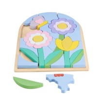 Fisher-Price-Puzzle Fleurs en Bois-Puzzle 37 pieces pour la maternell