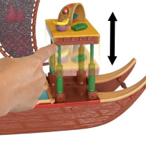 MATTEL Disney Vaiana 2 - La pirogue de Vaiana + 1 poupée Vaiana + Hei