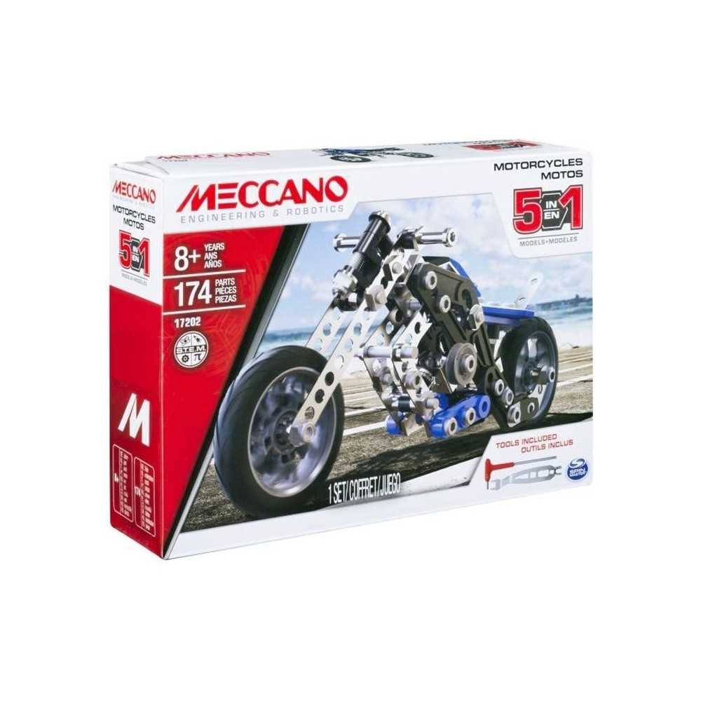 MOTO - 5 MODELES Meccano