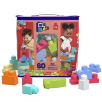 Mega Bloks - Sac Medium Rose 60 briques - Briques de construction - 12