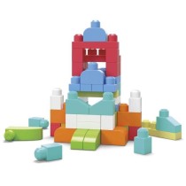 Mega Bloks - Sac Medium Rose 60 briques - Briques de construction - 12