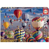 Puzzle - EDUCA - 1500 pieces - Montgolfieres multicolores