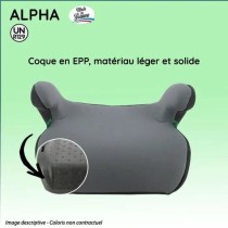 NANIA Rehausseur ceinturé ALPHA, groupe 3, de 8 a 12 ans, 25-36 kg, 1