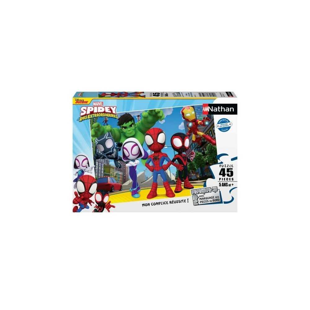 Puzzle Spidey et ses amis 45 pieces - Dessins animés et BD - NATHAN -