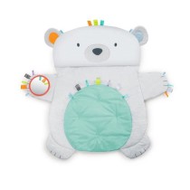 BRIGHT STARTS Tapis d'éveil Ours Polaire Tummy Time Prop & Play™