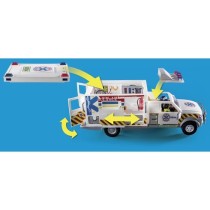 PLAYMOBIL 70936 Ambulance américaine avec secouristes et blessé, Cit