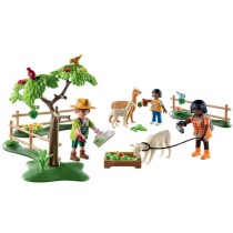 PLAYMOBIL 71251 Enclos a alpagas et randonneurs, Country La Ferme, 56