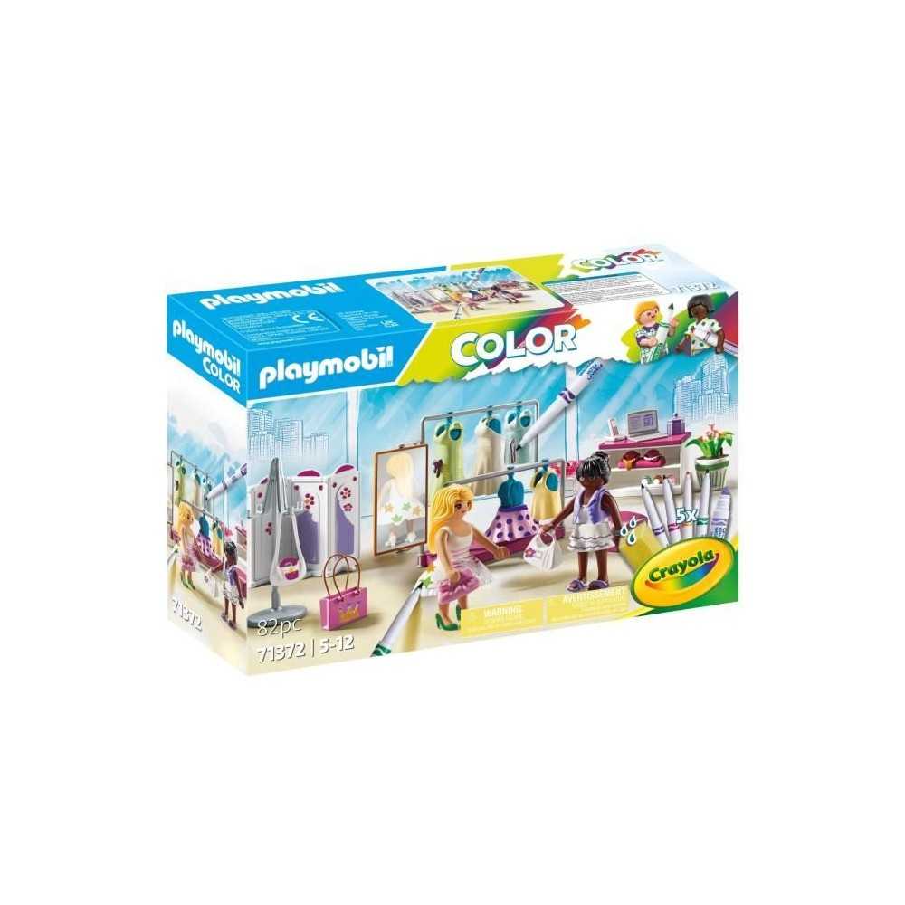 PLAYMOBIL Color : Boutique de mode - PLAYMOBIL 71372 - 82 pieces - Des