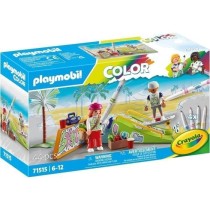 PLAYMOBIL 71515 Skateurs avec rampe, Color, 44 pieces, avec crayons Cr