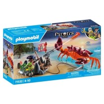 PLAYMOBIL 71532 Pirate et crabe géant, Les Pirates, 26 pieces, Des 4