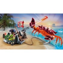 PLAYMOBIL 71532 Pirate et crabe géant, Les Pirates, 26 pieces, Des 4