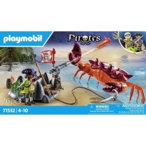 PLAYMOBIL 71532 Pirate et crabe géant, Les Pirates, 26 pieces, Des 4