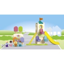 PLAYMOBIL Junior 71703 Aire de jeux avec toboggan géant Comprend cinq