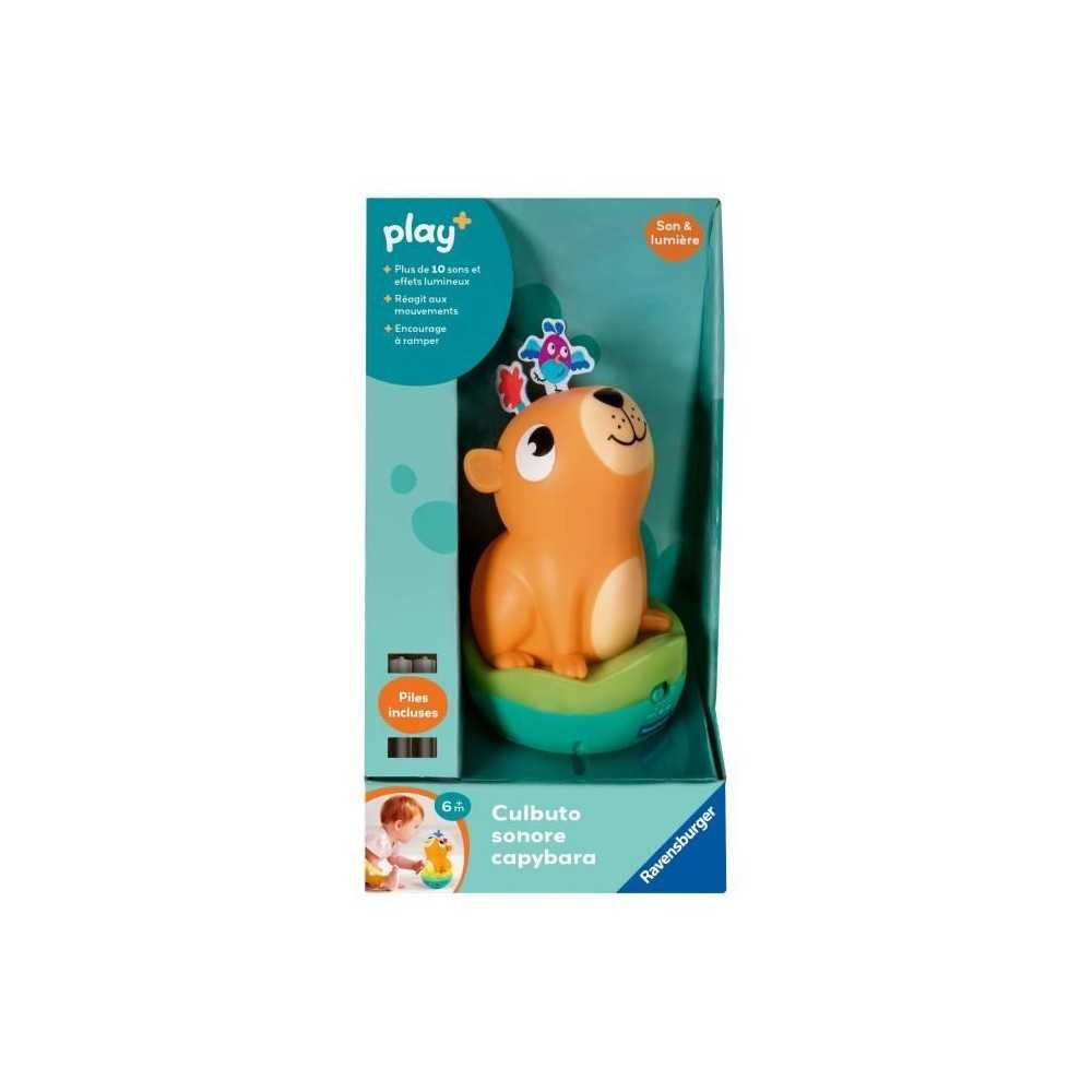 Ravensburger play+, Culbuto sonore Capybara, 6-36 mois, Premier âge,