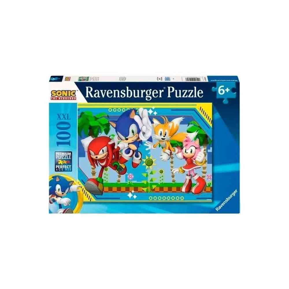 Puzzle 100 pieces XXL Sonic, Knuckles, Sonic, Tails et Amy / Sonic, De