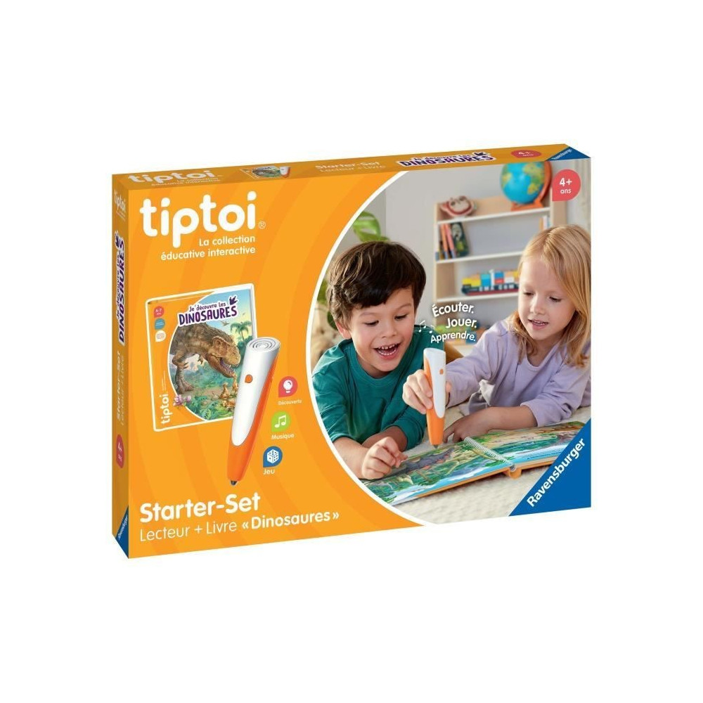 Tiptoi Starter Dino, lecteur et livre, 00175, A partir de 5 ans, Raven