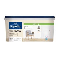 RIPOLIN ESPRIT DECO MULTI SUPPORTS BLANC satin 2,5L