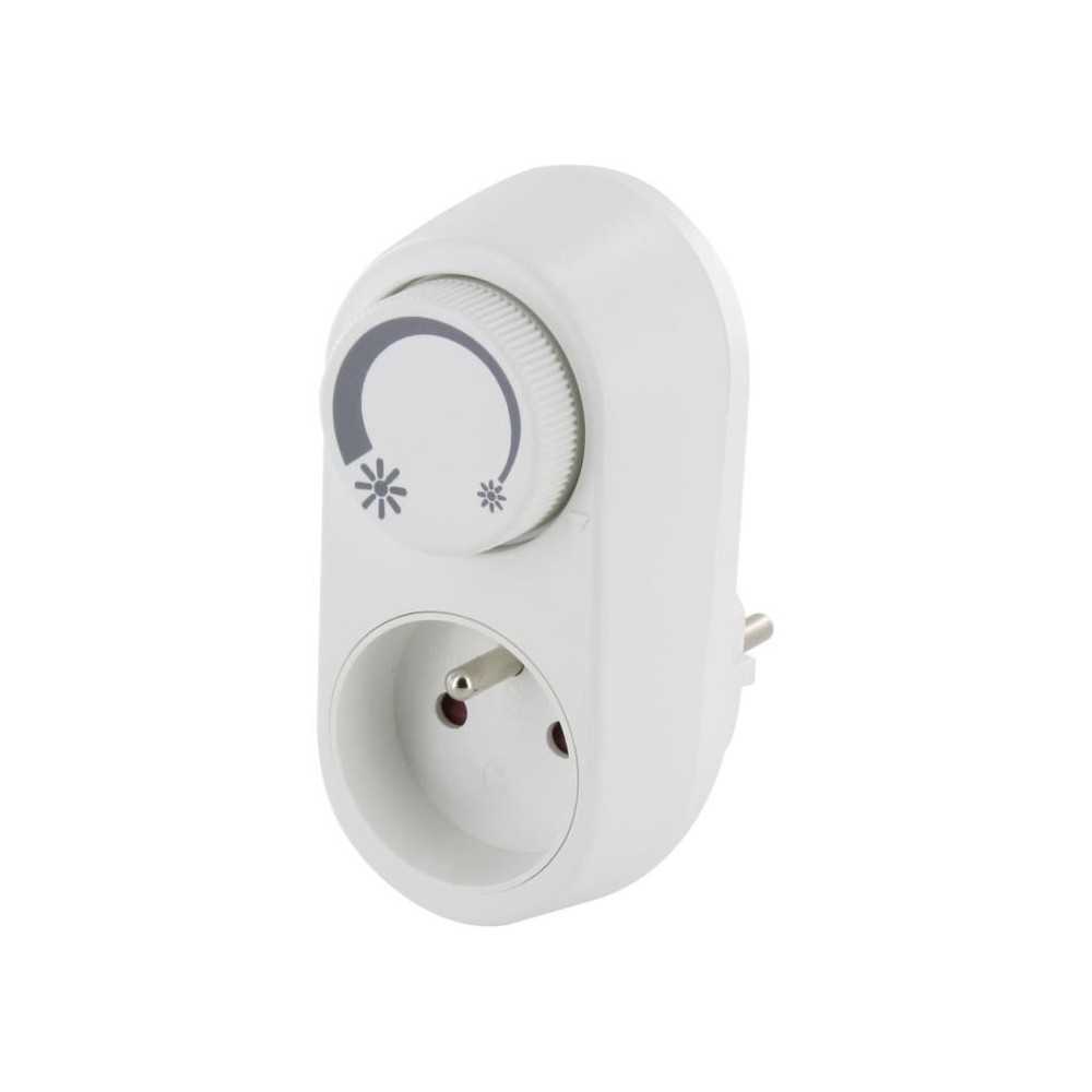 Variateur Chacon - 54041 - Prise dimmer - Blanc