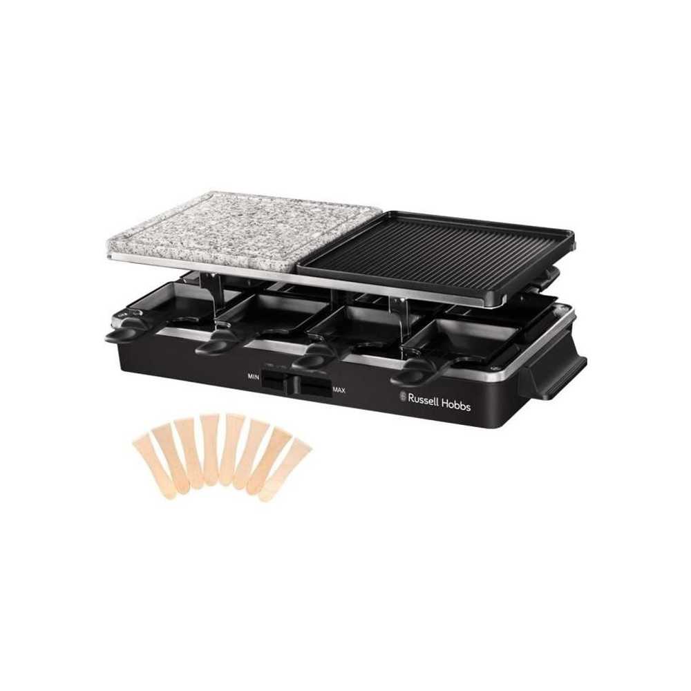 Appareil Raclette Russell Hobbs - 26280-56 - Multifonction 3 en 1 - 8