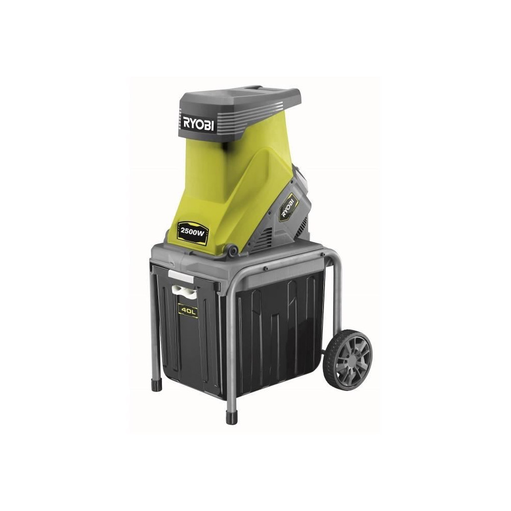 RYOBI - Broyeur de végétaux 2500 W - plateau porte-couteaux - capaci