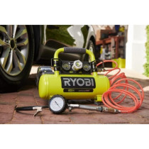 RYOBI - Compresseur a cuve 18V ONE+ - 3,8 L / 0,6 CV - 8 bars - R18AC-