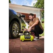 RYOBI - Compresseur a cuve 18V ONE+ - 3,8 L / 0,6 CV - 8 bars - R18AC-